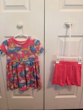 Birdie Bean x Care Bears Summer Top and Shorts Set